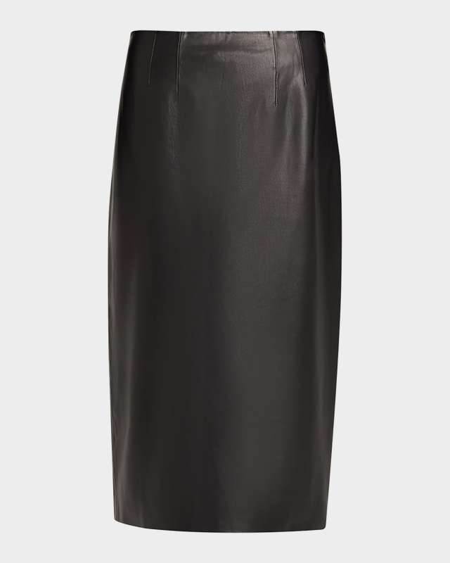 Holmes Vegan Leather Pencil Skirt